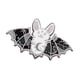 thumbnail image 4 of Broche De Murciélago De Dibujos Animados Espeluznante Regalo De Cumplea?os Pin De Esmalte Duro Para Sombrero Suéter Abrigo Plata, 4 of 5