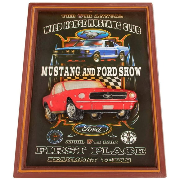 Cartel Mustang Madera