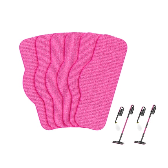 Paquete de 6 almohadillas de microfibra para el limpiador de mopas a vapor Schenley