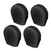 Ioensy - Juego De 4 Cubiertas Para Neumáticos De Repuesto, Cubiertas Para Ruedas 210D Oxford, Resistentes Al Desgarro, Resistentes Al Sol, Talla S, Color Negro