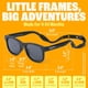 thumbnail image 2 of Gafas de sol BABY SUNNIES polarizadas para bebés de 0 a 24 meses, negras, 2 of 8