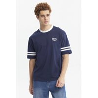 Fashionspark - Polera Hombre Oversize Azul - Lll