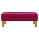 thumbnail image 1 of Banqueta Wood 2c Felpa 04 Burdeo, 1 of 4