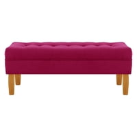 Bodevir - Banqueta Wood 2C Felpa 04 Burdeo