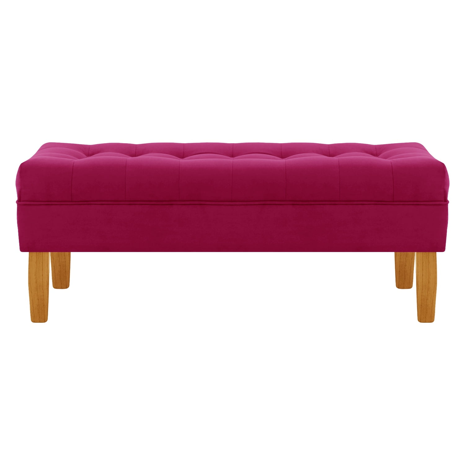 Bodevir - Banqueta Wood 2c Felpa 04 Burdeo