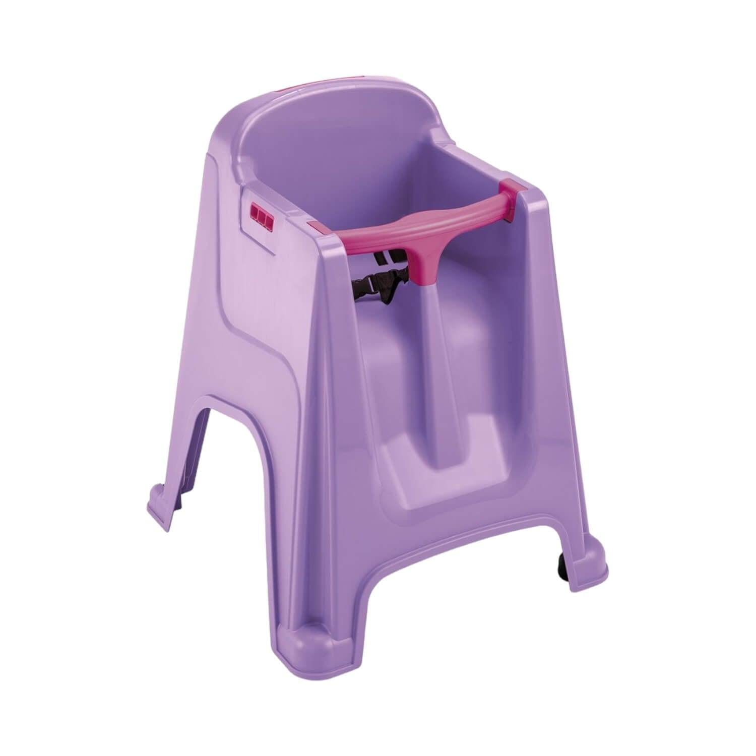 Silla Comedor Para Bebe Morado 60x59x77 Cms Rimax Violeta Tamaño Único