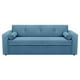 thumbnail image 1 of Sofa Vivo 3CG Felpa 30 Azul Petroleo, 1 of 6