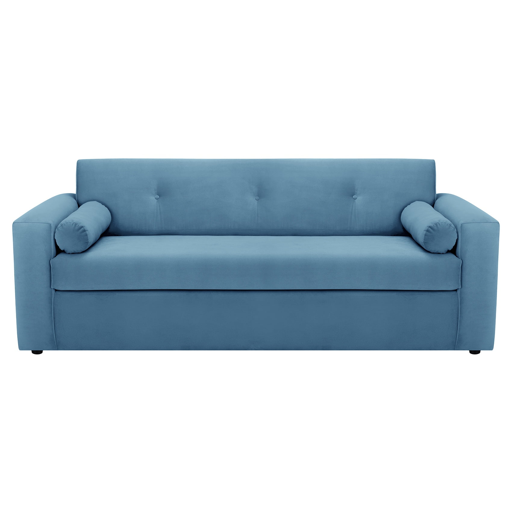 Bodevir - Sofa Vivo 3cg Felpa 30 Azul Petroleo