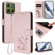 thumbnail image 2 of Carcasa Billetera de Cuero Sintético para Motorola Edge 70 5G, Rosa, 2 of 6