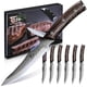 thumbnail image 1 of Juego de cuchillos para carne SYOKAMI 6 de acero inoxidable japonés con alto contenido de carbono, 1 of 6
