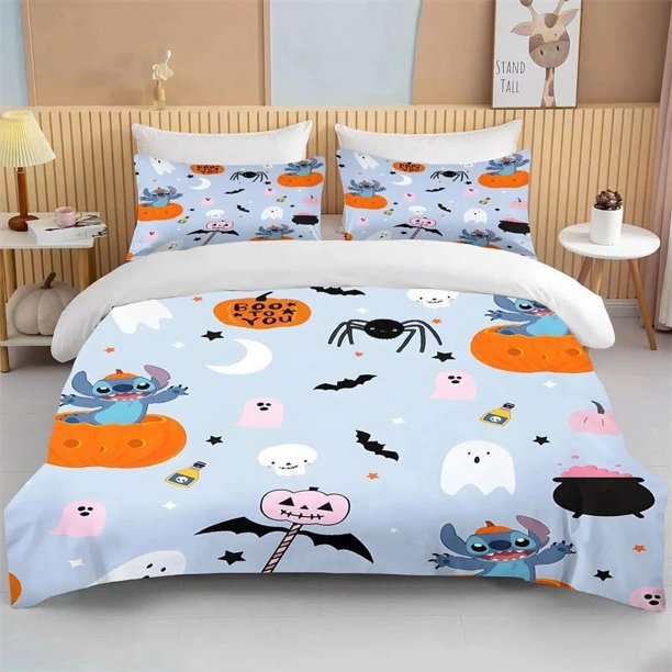 Stitch Duvet Cover Microfiber Multi-size Full Color Single Double Bed Bedding Set Home Pillowcase Quilt Cover Multi-piece Set