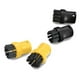 thumbnail image 1 of Set 4 Cepillos Redondos Para Vaporizadora Karcher amarillo, 1 of 3