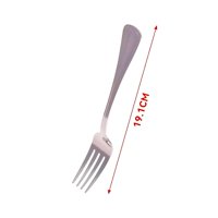 Disparo - Set 3 Tenedores Acero 19Cm Modelo Europeo Brillante Mesa Comida