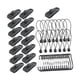thumbnail image 4 of 45 Uds Clips para lona, ​​abrazaderas para lona, ​​Clips de sujeción para tienda de campaña de alta resistencia, Clips para dosel para tiendas al aire, 4 of 5