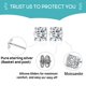 thumbnail image 4 of Aretes TOPFOOK 5 mm Moissanite en Plata 925, 4 of 6