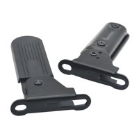 Ioensy - Reposapiés Delanteros Plegables Para Motocicleta, Ahorradores De Espacio, Antideslizantes, Con Orificios Espaciados De 7 Cm