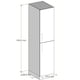 thumbnail image 2 of MUEBLE COCINA MODULAR 100 ARMADO DESPENSA BLANCO, 2 of 4