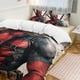 thumbnail image 1 of Deadpool Bedding Comforter Sets 3-Piece Bedding Set Soft Warm Bed Set for Bedroom All Season, 1 of 5