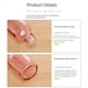 thumbnail image 3 of Dropper Bottles Refillable 5-100ML Rose Lid Cosmetic Container Pink Glass Aromatherapy Liquid for Essential Massage Oil Pipette, 3 of 3
