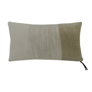 Hebra - Cojin Patchwork Rectangular Beige 30X50