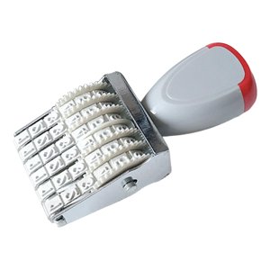 Bothyi - Suministros De Sello De Rodillo De 6 Dígitos, Número De Dígito De Sello Comercial Para Oficina De Fecha De 4Mm