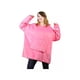 thumbnail image 2 of Polerón Sherpa Con Capucha Tipo Huggle Rosado, 2 of 3