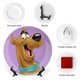 thumbnail image 3 of Scooby-Doo Plato decorativo de porcelana fina (bone china), plato decorativo de cerámica para hogar, oficina, soporte de pared, platos decorativos para dormitorio - 6 pulgadas (15 cm), 3 of 6