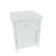 thumbnail image 2 of Velador Dormitorio Cajon Puerta Derecho Blanco, 2 of 5