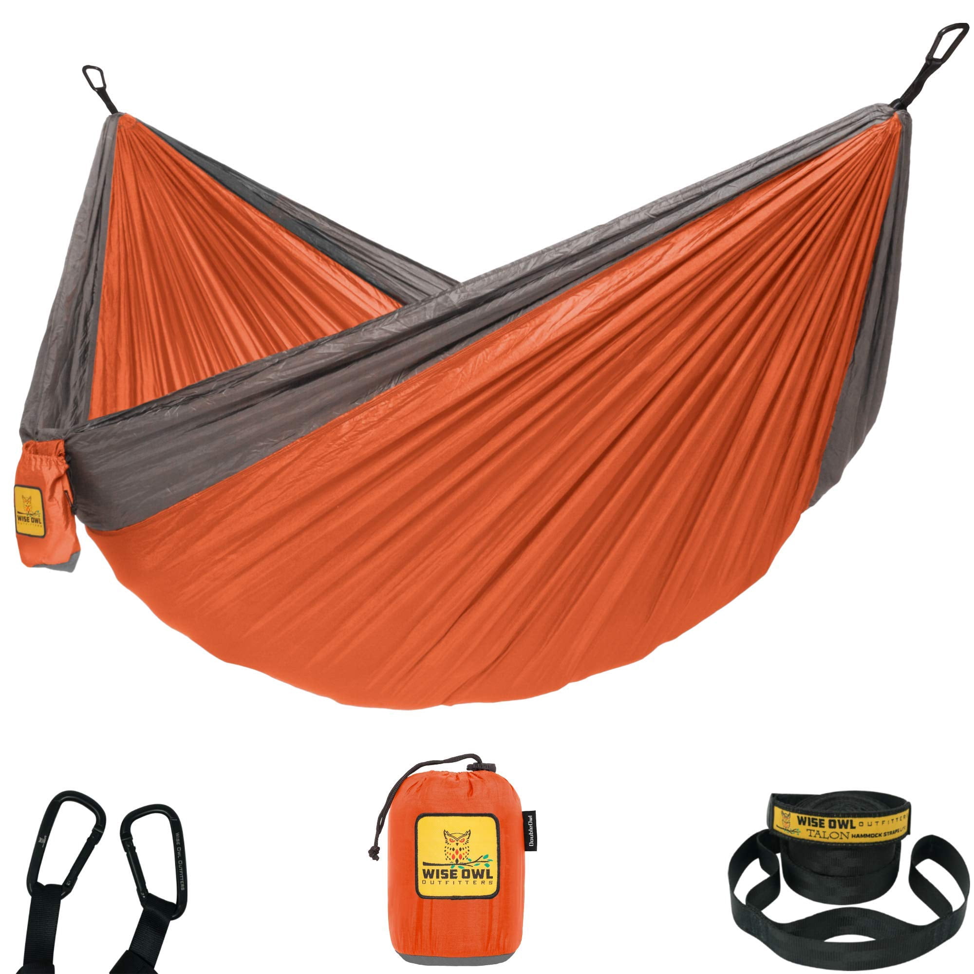 Hamaca Portátil Individual De Nylon Hammock Wise Owl Outfitters Para Camping