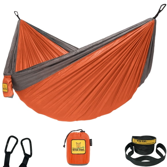 Hamaca portátil individual de nylon Hammock Wise Owl Outfitters para camping