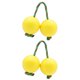 thumbnail image 3 of 2 Uds., Bola Musical Para La Yema Del Dedo, Bola De Tambor, Instrumento Kashaka Amarillo, 3 of 5