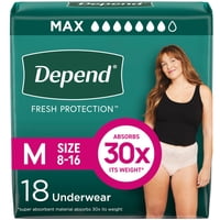 Ropa Interior Para Incontinencia En Adultos Depend Fresh Protection Women