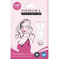Cinta Adhesiva De Doble Cara Voch Gala Para Ropa Y Cuerpo (100 Tiras)