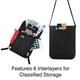 thumbnail image 3 of Funda de viaje con cuello, cartera, pasaporte familiar, bloqueo RFID, 3 of 8
