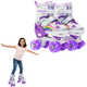 thumbnail image 1 of Patines Rollers 4 Ruedas Ajustables Con Luces Led Niñas, 1 of 5