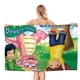 thumbnail image 1 of Cuentos de Dragones Toalla de playa de secado rápido con diseño temático, regalo para mujeres y niñas, ideal para cumpleaños, fans, amantes de la música, uso en la playa o al aire libre, 78 × 160 cm, 1 of 6