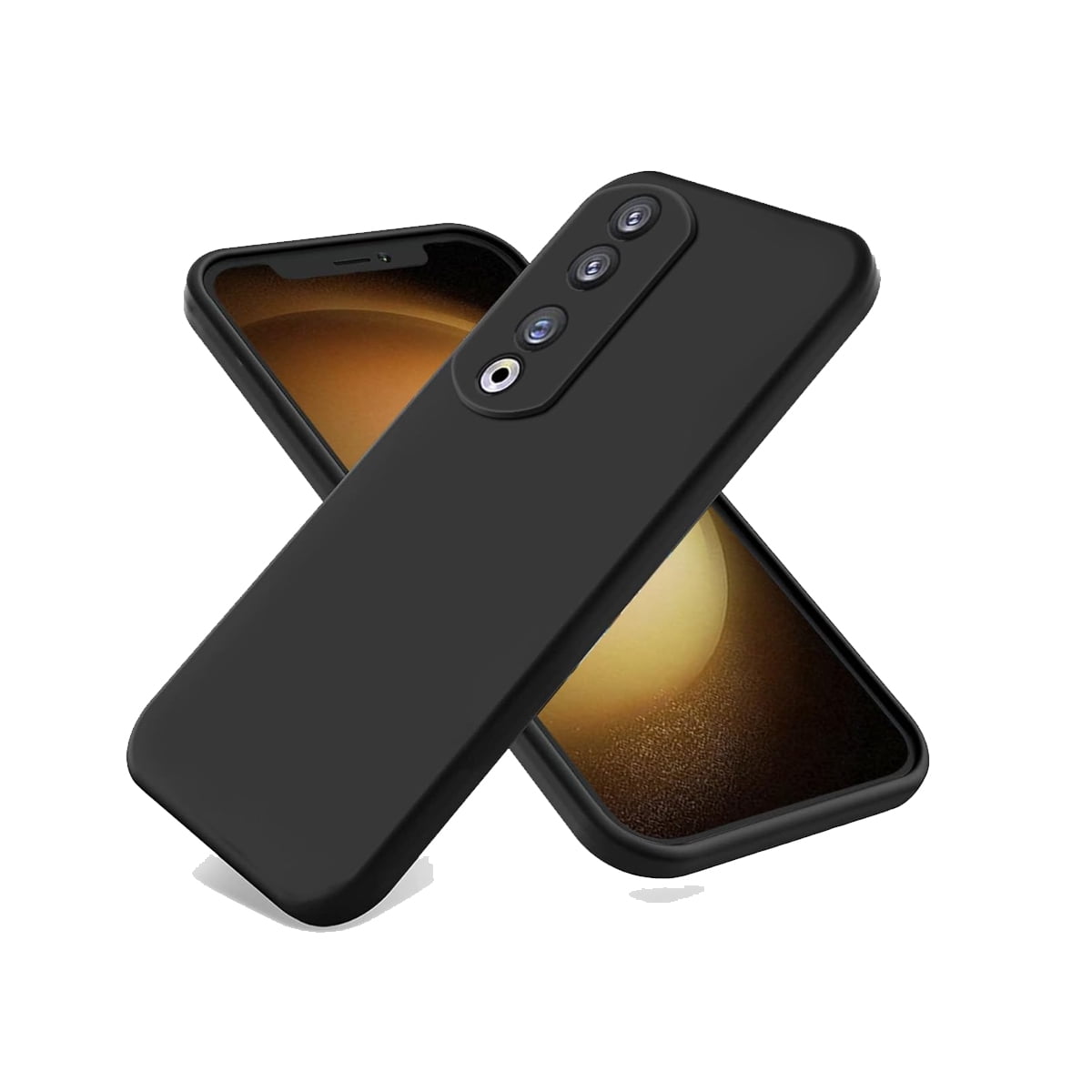 Joigo - Carcasa Para Honor 90 Goma Negro