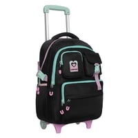 Mochila Con Ruedas Infantil Song Colores Negro Head