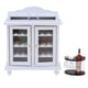 thumbnail image 1 of 1/12 dollhouse muebles en miniatura vino gabinete vino estante vidrio conjunto modelo, 1 of 3