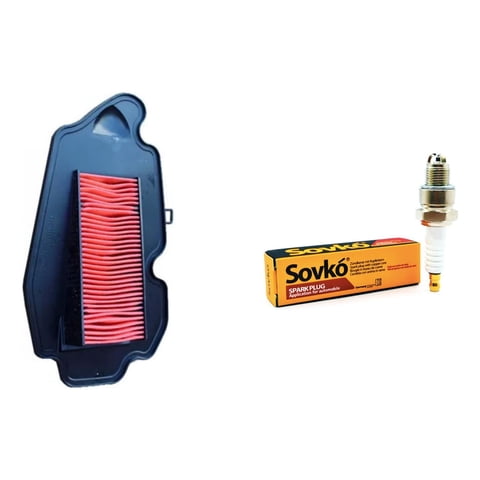 Genérico - Kit Mantencion Honda New Elite Fi 125 (Filtro Aire + Bujia)