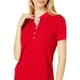thumbnail image 2 of Polo Tommy Hilfiger liso de manga corta Scarlet XL, 2 of 3