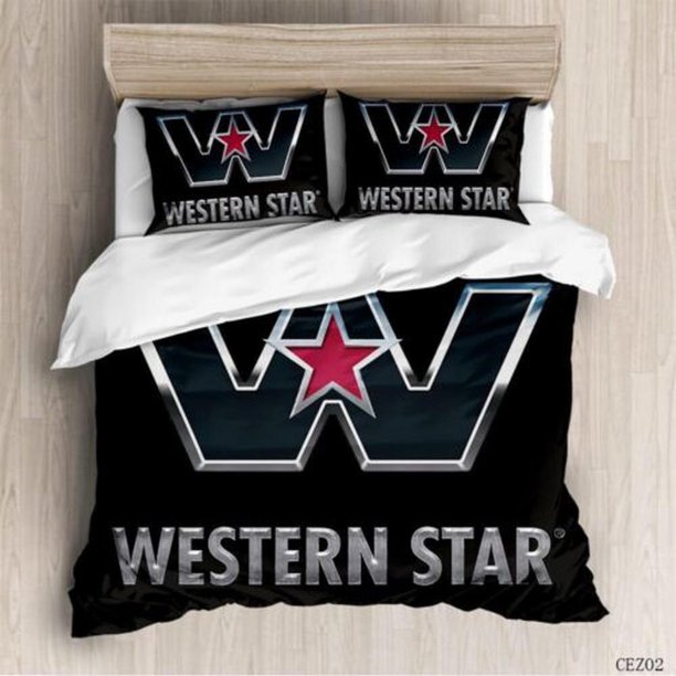WESTERN STAR W Quilt Duvet Cover Set Doona Cover Super Kids3-Piece Bedding Set
