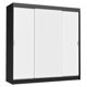 thumbnail image 2 of Clóset Madesa Reno 3 Puertas Correderas Negro/Blanco, 2 of 10
