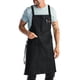 thumbnail image 1 of Hedley & Bennett Delantal de Chef Cruzado – Delantal de Cocina Profesional para Hombre y Mujer – 100 % Algodón Denim, 8 oz de tejido – Negro Abalón, 1 of 6