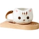 thumbnail image 1 of Mug, Taza Cerámica Gato Kawaii 430 Ml Blanco, 1 of 2