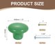thumbnail image 2 of Uxcell 20 Paquete de Pomos de Cerámica para Gabinete, 38mm/1.5" Forma de Champiñón Redondo Pomos de Cajón Tiradores de Tocador con Tornillos para Armarios Muebles de Dormitorio Closet Alacena, Verde, 2 of 6