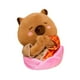 thumbnail image 3 of Peluche De Carpincho Para Niños, Muñeco De Peluche Coleccionable, Cojín Marrón, 3 of 3