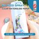 thumbnail image 3 of Papel para calcomanías al agua transparente Koala para impresora inkjet, sin necesidad de sellador en aerosol, 3 of 3