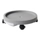 thumbnail image 5 of Bandeja de macetas movibles con ruedas universales Maceta Caddy Bandeja de jardinera de almacenamiento de cojinete alto redondo para tienda Hotel, 5 of 5