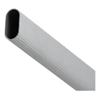 Barra Closet Ovalada 3Mts Aluminio Dvp